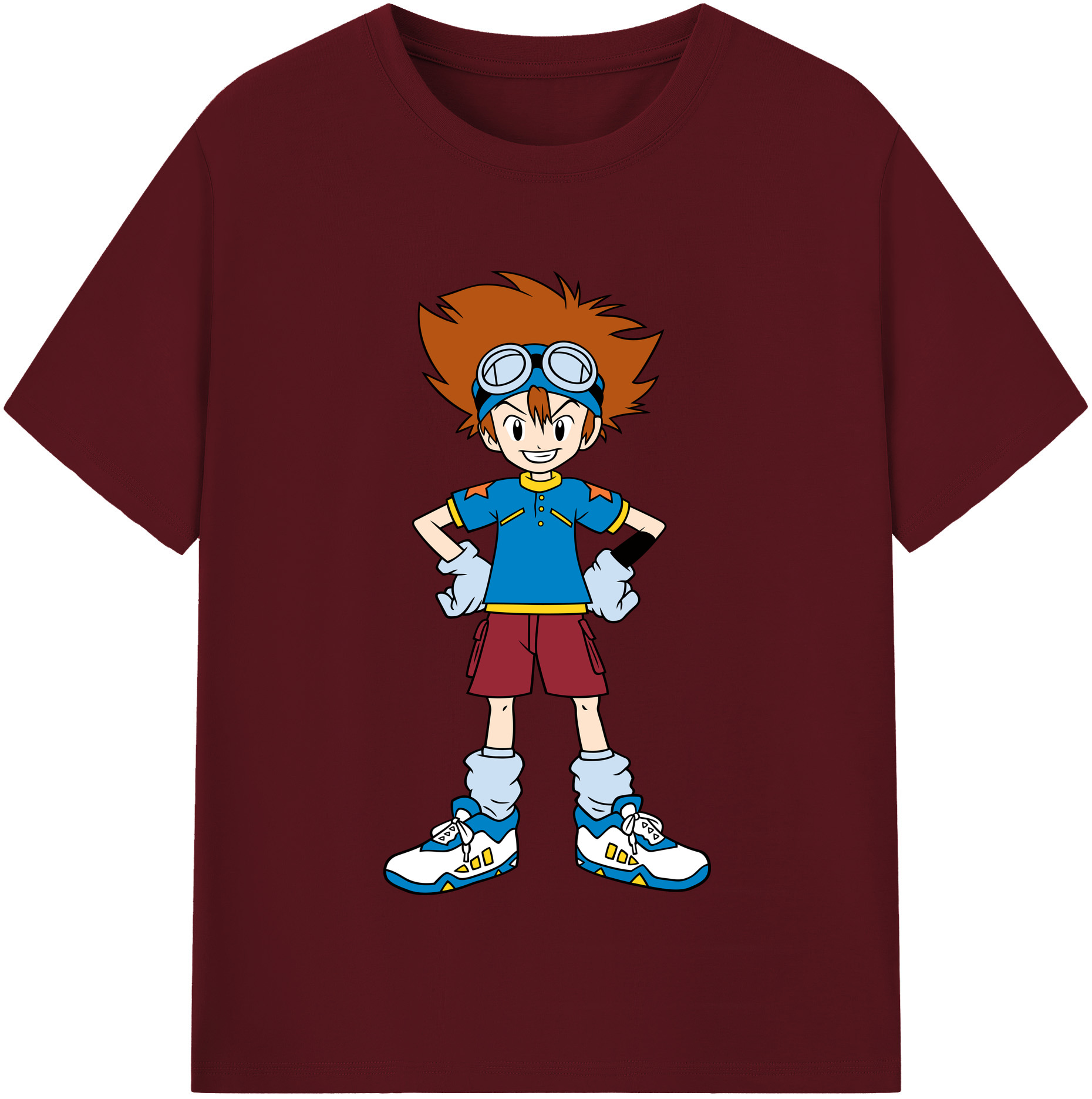（画像用） Digimon デジタルモンスター/デジモン 綿100％半袖Tシャツ（フロントプリント）